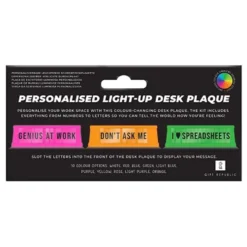 LED-kirjaimellinen pöytäkyltti