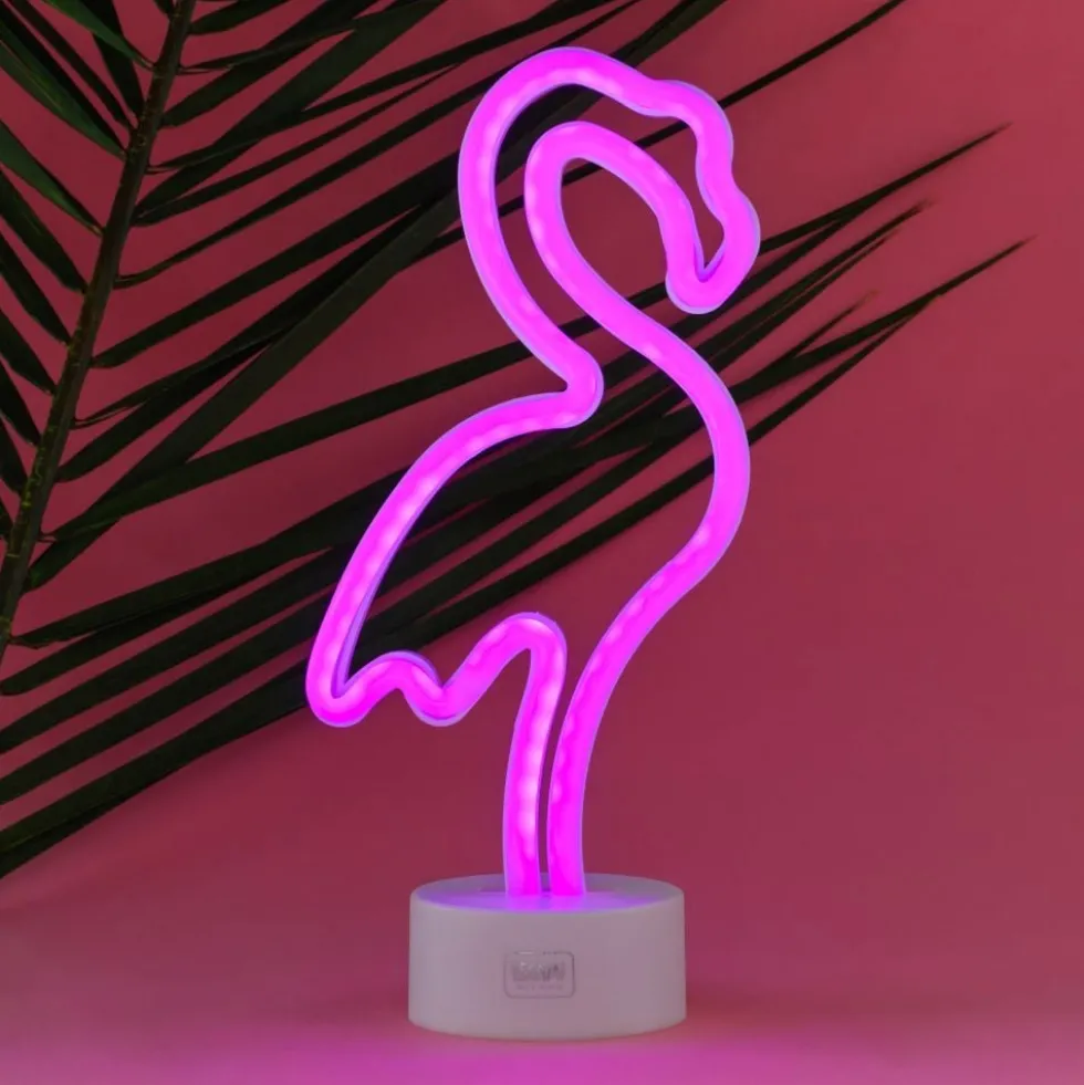 LED-lamppu Flamingo Neon-efektillä