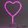 LED Lamppu Sydän Neon-efektillä