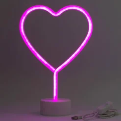 LED Lamppu Sydän Neon-efektillä