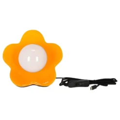 LED-pöytälamppu Flower Power Shiny Orange