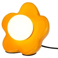 LED-pöytälamppu Flower Power Shiny Orange