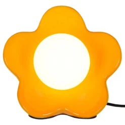 LED-pöytälamppu Flower Power Shiny Orange