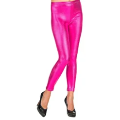 Leggingsit Metallinen Pinkki