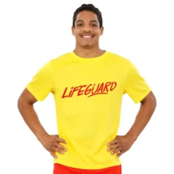 Lifeguard-keltainen T-paita