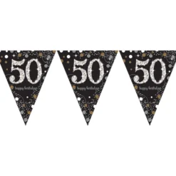Lippuviirinauha 50 Kulta/Hopea Kimalle