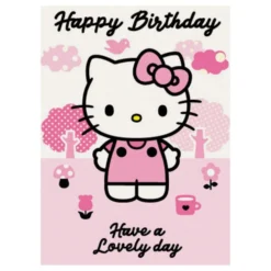 Lovely Day Hello Kitty -syntymäpäiväkortti