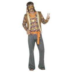 60-luku Hippiepoika Naamiaisasu