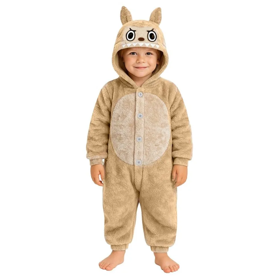 Lulu Monster Beige Onesie Lasten Naamiaisasu