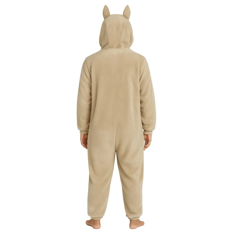 Lulu Monster Beige Onesie Naisten Naamiaisasu