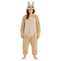 Lulu Monster Beige Onesie Naisten Naamiaisasu