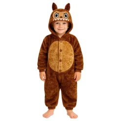 Lulu Monster Ruskea Onesie Lasten Naamiaisasu