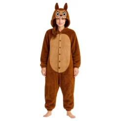 Lulu Monster Ruskea Onesie Naisten Naamiaisasu