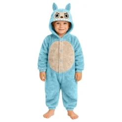 Lulu Monster Sininen Onesie Lasten Naamiaisasu