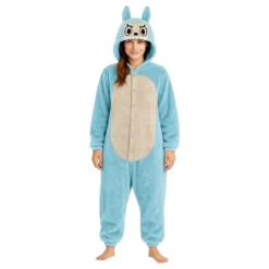 Lulu Monster Sininen Onesie Naisten Naamiaisasu