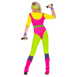 80-luvun Aerobic-ohjaajan Naamiaisasu