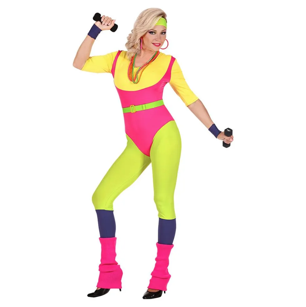 80-luvun Aerobic-ohjaajan Naamiaisasu