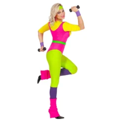 80-luvun Aerobic-ohjaajan Naamiaisasu