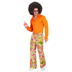 60-luvun Flower Power Housut Miehille