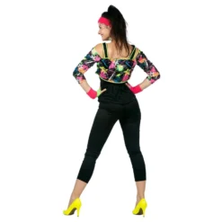 80-luvun Retroaerobic Tytön Naamiaisasu