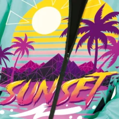 90-luvun Sunset Verryttelypuku Naamiaisasu