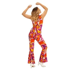 70-luvun tyttö Jumpsuit Naamiaisasu
