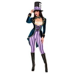 Mad Hatter Jumpsuit Deluxe Naamiaisasu