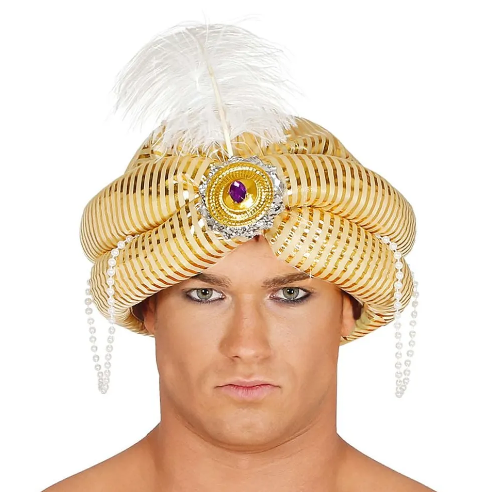 Maharaja Kultainen Sulkakoriste