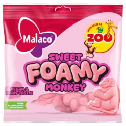 Malaco Zoo Sweet Foamy Monkey Suurpakkaus