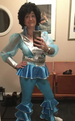 Mama Mia Turkoosi Naamiaisasu