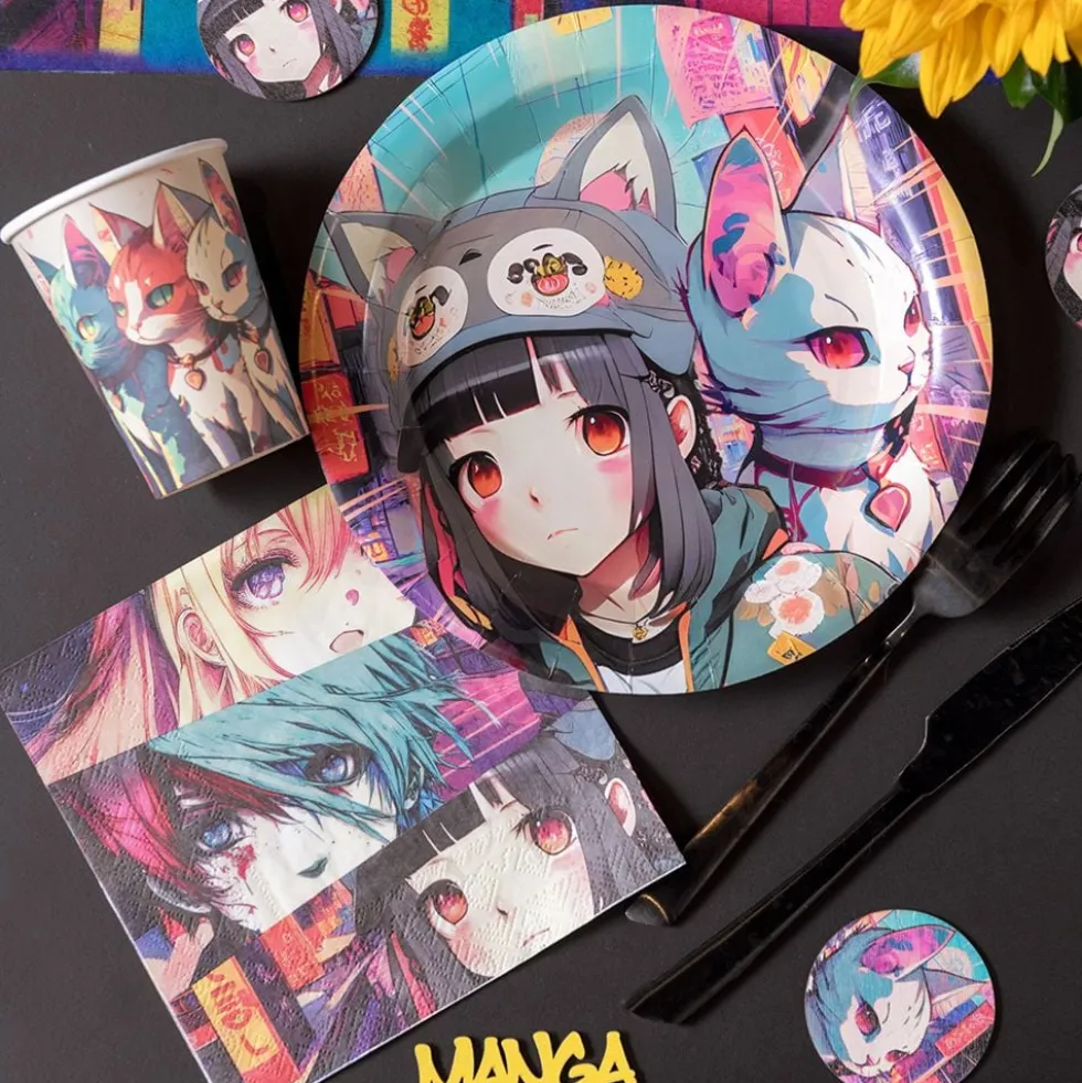 Manga-lautasliinat