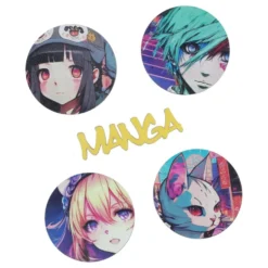 Manga-pöytäkoristeet