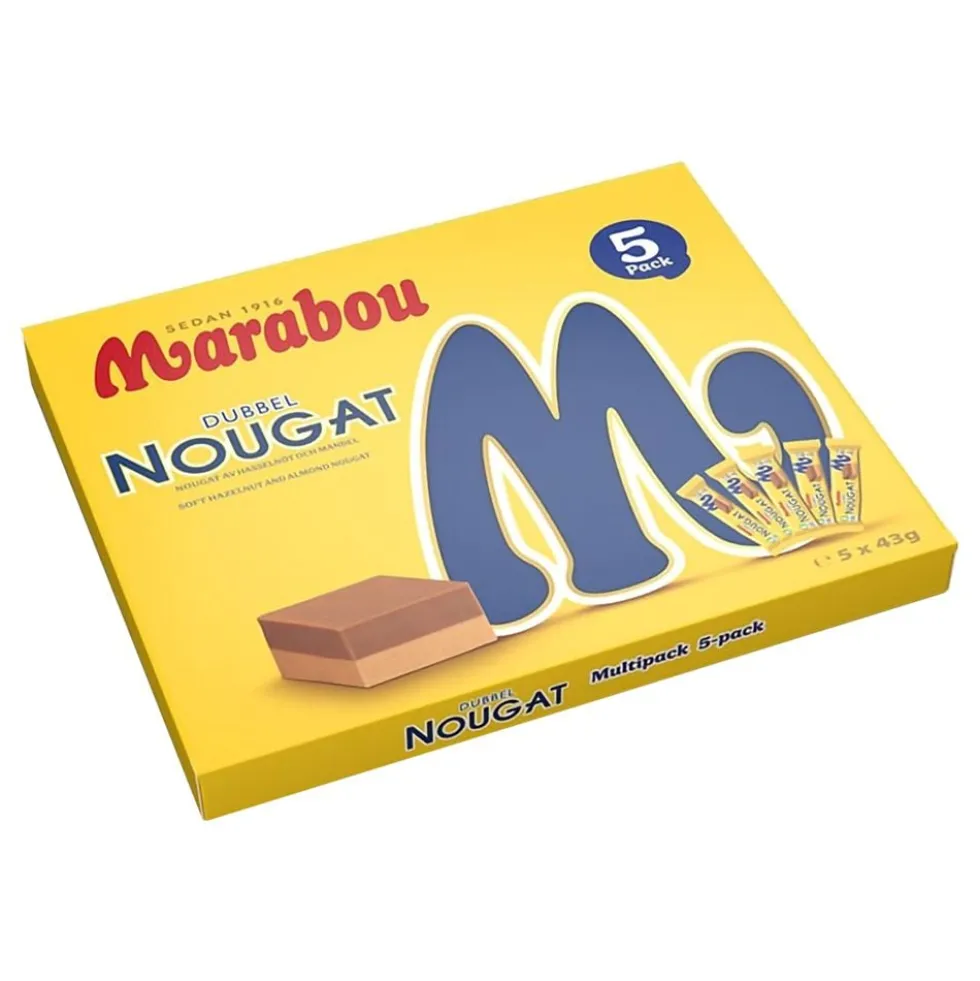 Marabou Dubbel Nougat Suklaarasia