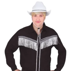 Miesten Musta Cowboy-paita