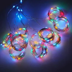 Monivärinen LED-valoverho