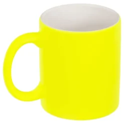 Neonkeltainen muki