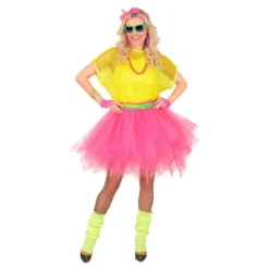 Neonpinkki tyllihame