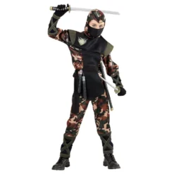 Ninja Sotilas Lasten Naamiaisasu