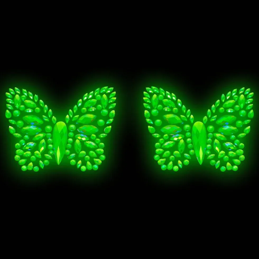 Nipple Cover Perhonen Glow in the Dark