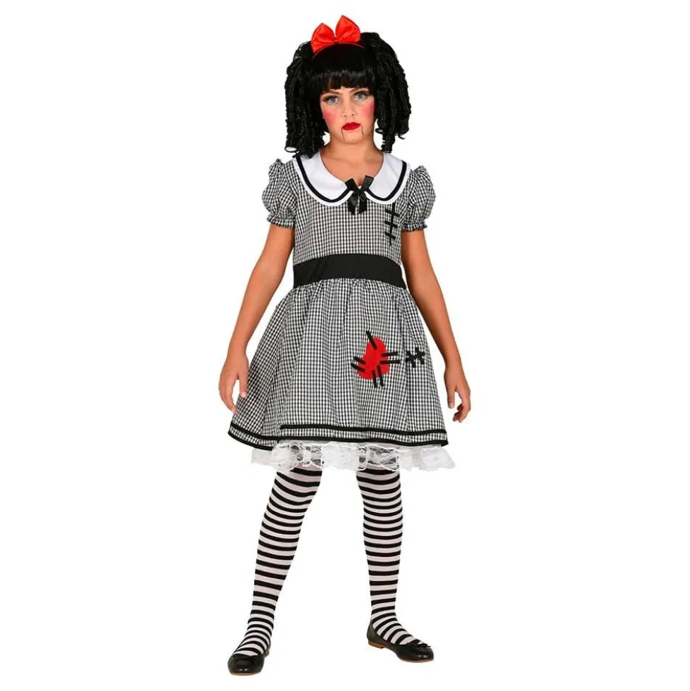 Nukke Halloween Lasten Naamiaisasu