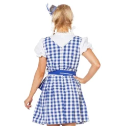 Oktoberfest Dirndl Sininen Naamiaisasu