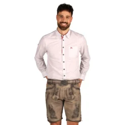 Oktoberfest Lederhosen -shortsit Super Deluxe Vintage Beige