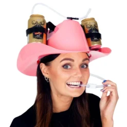 Olutkypärä Cowboy Pinkki