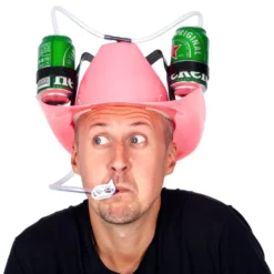 Olutkypärä Cowboy Pinkki