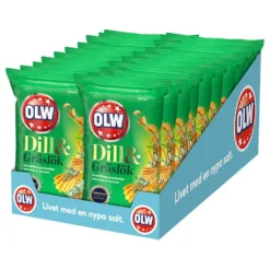 OLW Dill & Gräslök Chips Perunalastut Suurpakkaus