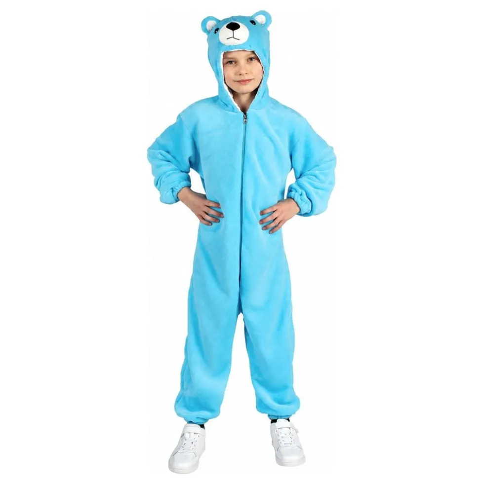 Onesie Sininen Karhu Lasten Naamiaisasu