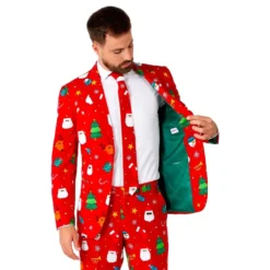 OppoSuits Festivity Red Puku