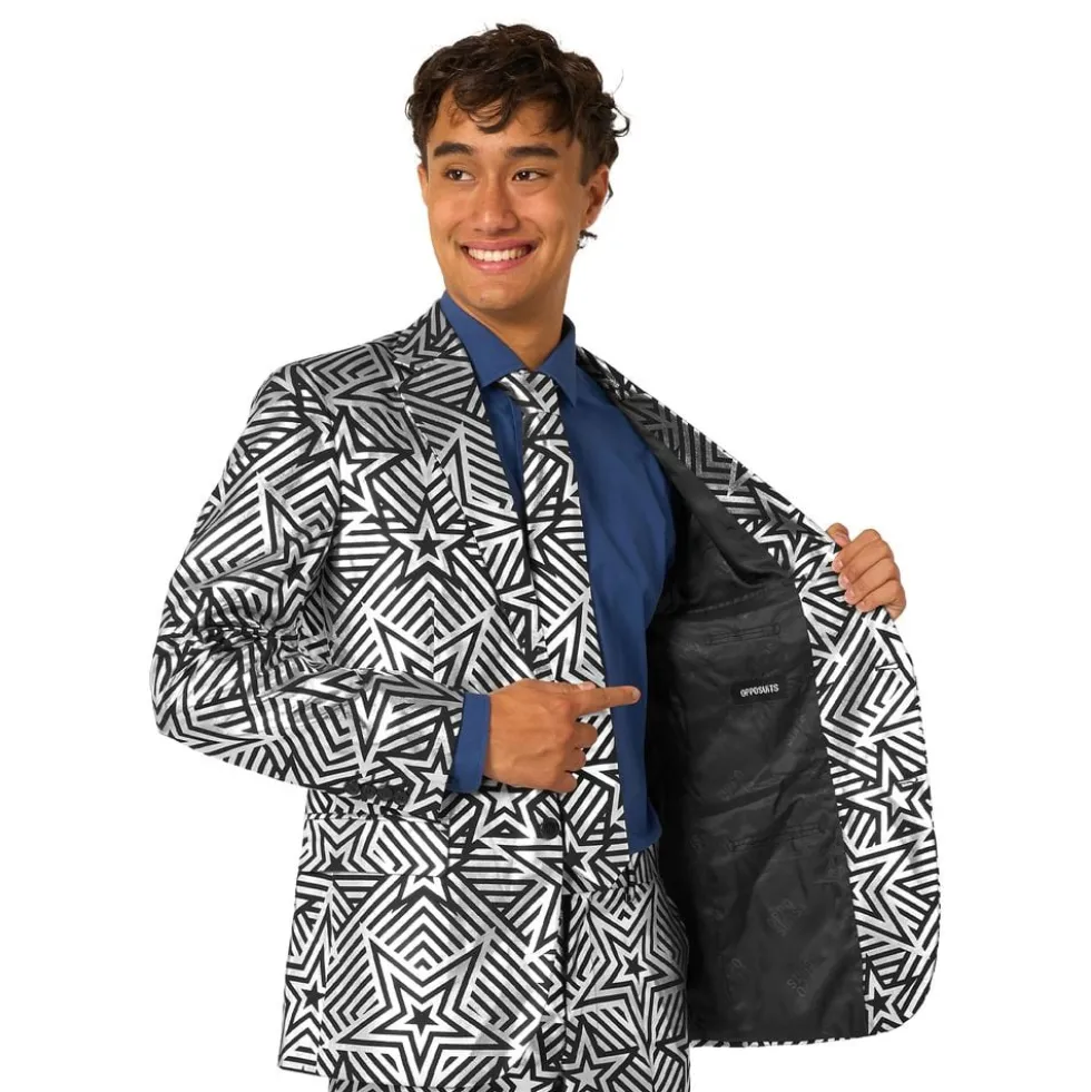 OppoSuits Silver Geo Star Puku