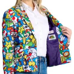 OppoSuits Super Mario Naisten pikkutakki