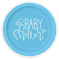 Pahvilautaset Baby Shower Sininen